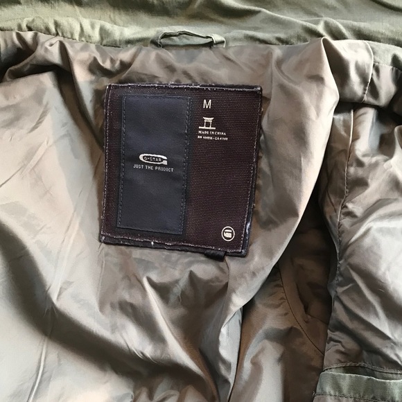 Unique G*STAR army green jacket - Picture 2 of 4